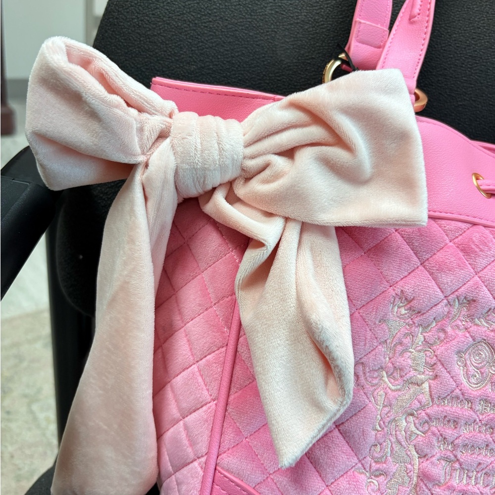 Juicy Couture Blush Quilted daydreamer Shoulder Bag - Picture 5 of 5